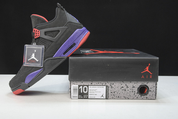 Jordan 4 Retro NRG Raptors court purple red AQ3816-065
