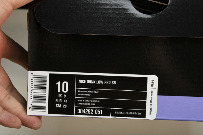 Nike Dunk SB Low Purple Pigeon 304292-051
