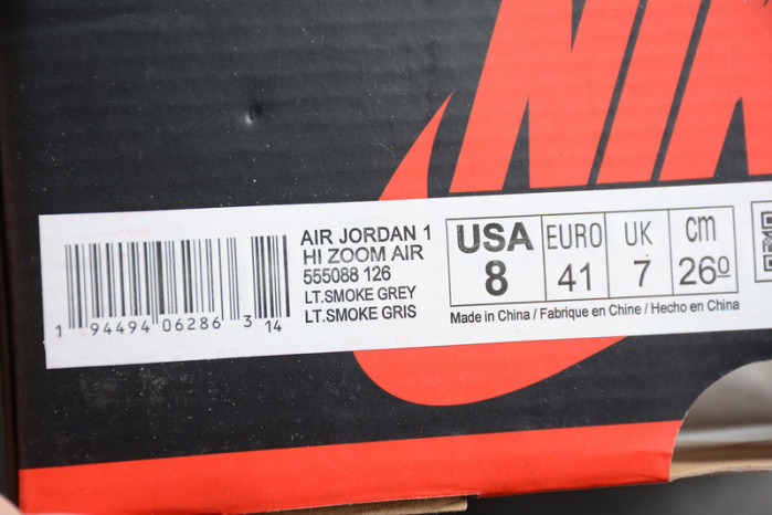 Air Jordan 1 Retro High Light Smoke Grey 555088-126