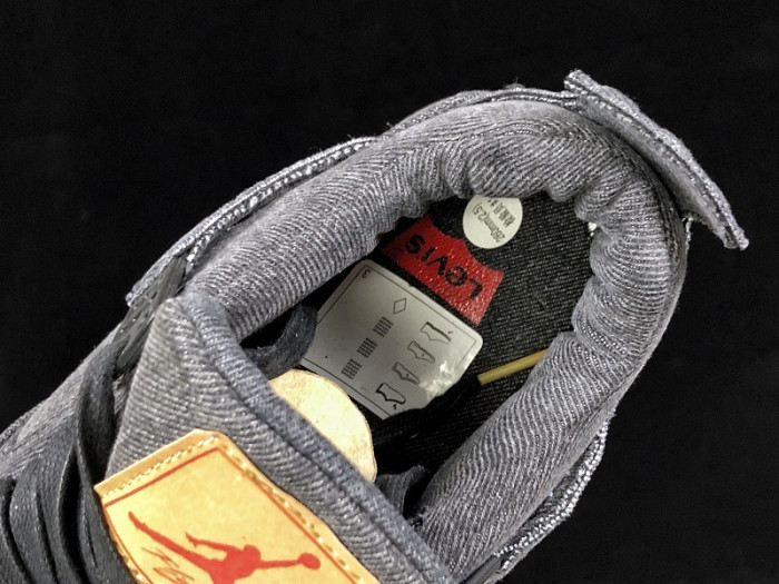 Air Jordan 4 Retro Levis NRG  Levis - Black Denim AO2571-001