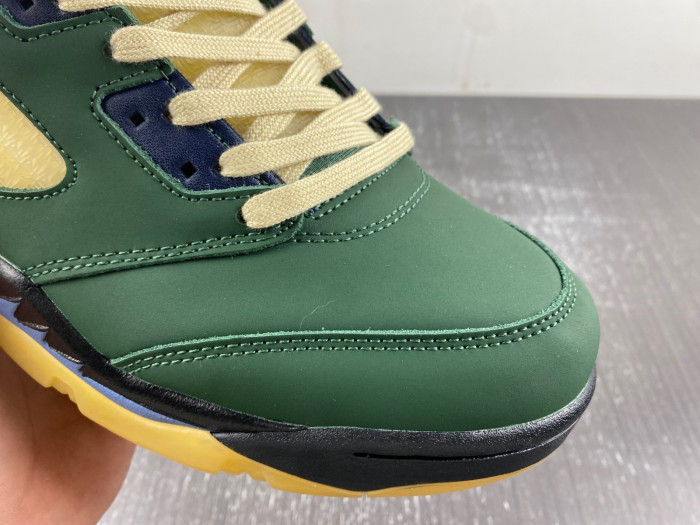 Air Jordan 5 "Navy Green”  FZ5758-003