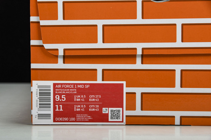 OF X AIR FORCE 1 Mid DO6290-100