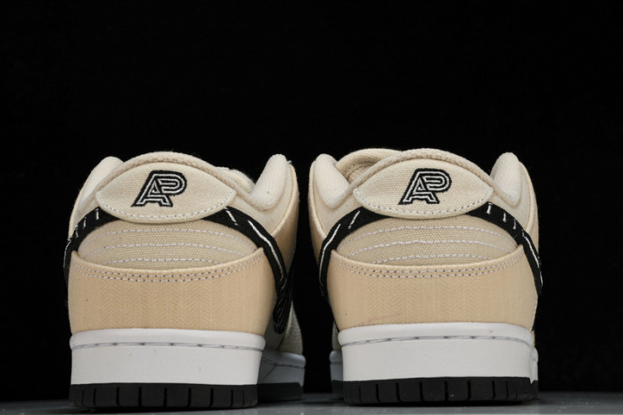 Albino & Preto x NK Dunk SB Low Pro QS“Pearl White”   FD2627-300