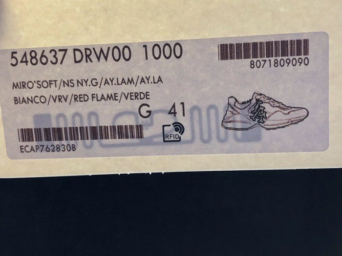 GUCC TRAINER SNEAKER 548637 DRW00 1000